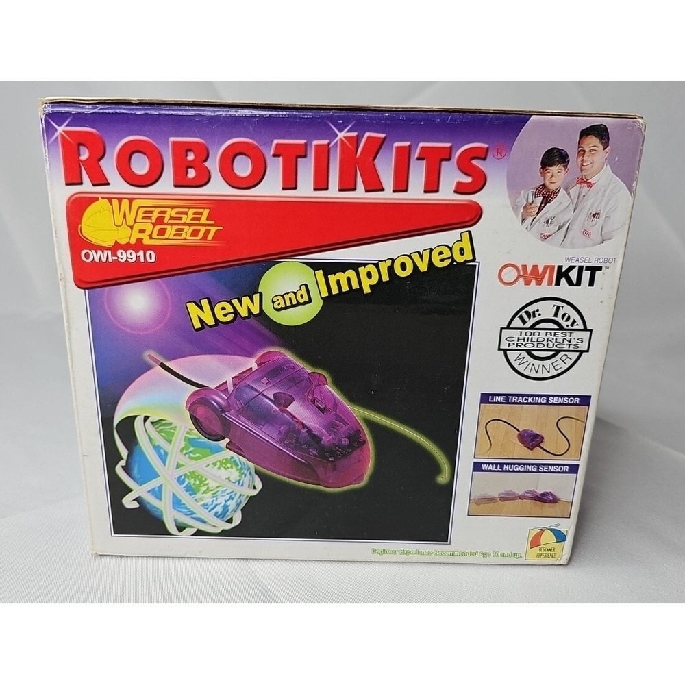 ROBOTIKITS‎ Educational Science Electronic Kit Weasel Robot  OWI-9910 NEW